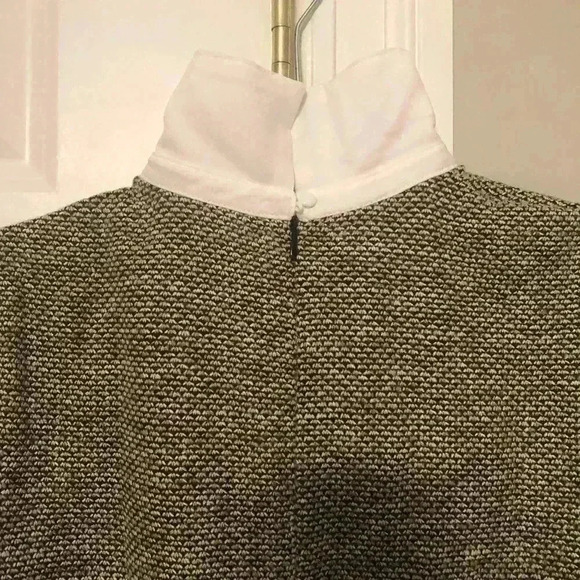 Flounce Sleeve Pephem Tweed Dress - Picture 5 of 8